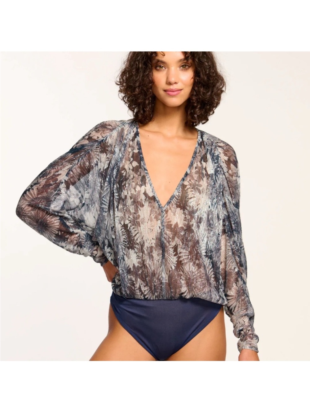 Ramy Brook Margot V-neck Bodysuit